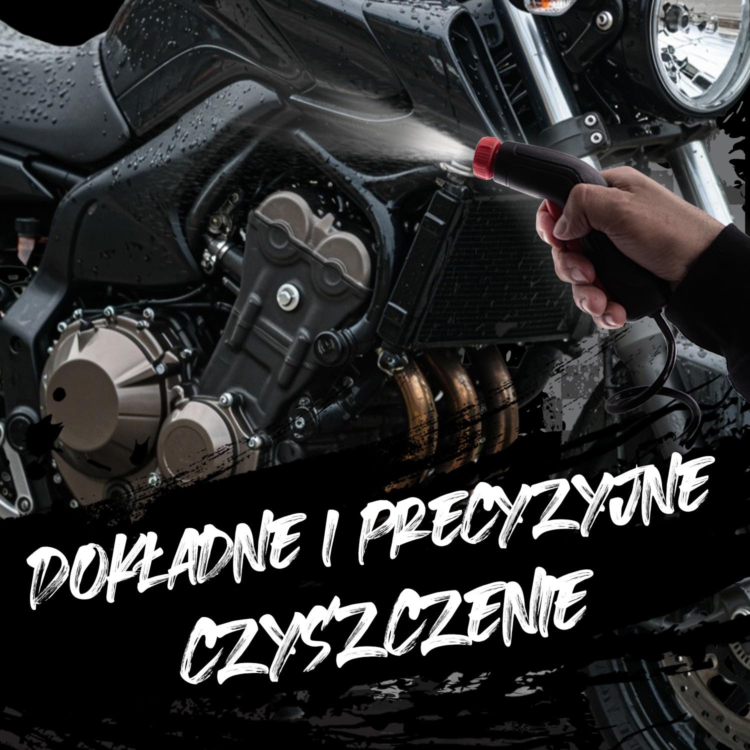 ERRECOM 1000 Miglia Zestaw do Czyszczenia Rowerów: JET GUN PRO+ Przenośna Myjka Ciśnieniowa ze Zbiornikiem na Wodę 8 L, BKR 1101 Środek Czyszczący do Rowerów 1L, Bike Cover Pokrowiec na Rower