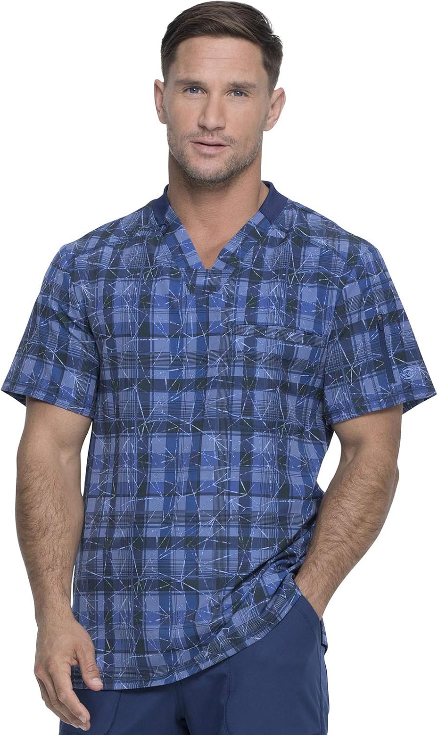 Dickies Dynamix Men Scrubs Top V-Neck DK613