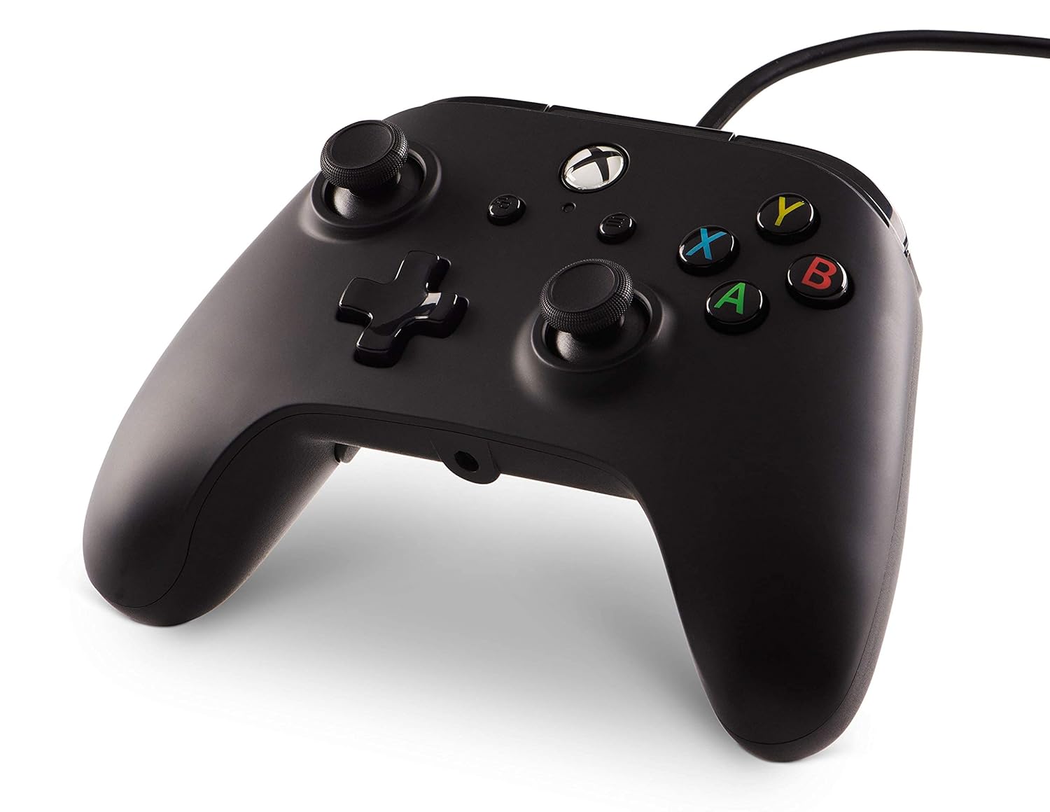 Enhanced Wired Controller for Xbox One - Black, gamepad, wired video game controller, gaming controller (Renewed)