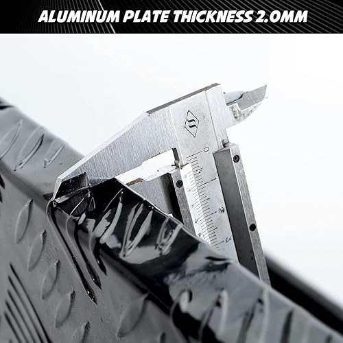 Miniatura 3 de confote Caja de herramientas chapada en aluminio resistente a rayas, caja de herramientas para camioneta, caravana, remolque, caja de herramientas,