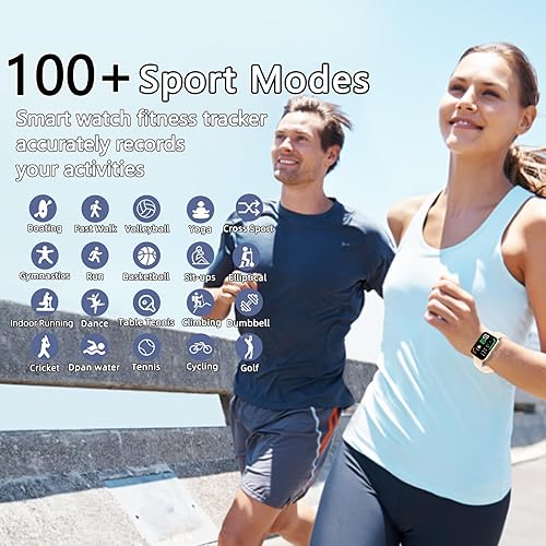 Miniatura 3 de Reloj inteligente (respuestahacer llamadas), reloj inteligente para teléfonos Android e iOS con seguimiento de frecuencia cardíaca del sueño, modos
