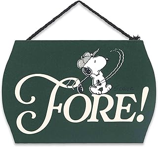 ピーナッツ スヌーピー フォア ハンギング木製壁装飾 – 楽しいスヌーピーゴルフサイン オフィスや男性の洞窟に – 素晴らしいギフトアイデア ピーナッツ スヌーピー フォア ハンギング木製壁装飾 – 楽しいスヌーピーゴルフサイン オフィスや男性の洞窟に – 素晴らしいギフトアイデア