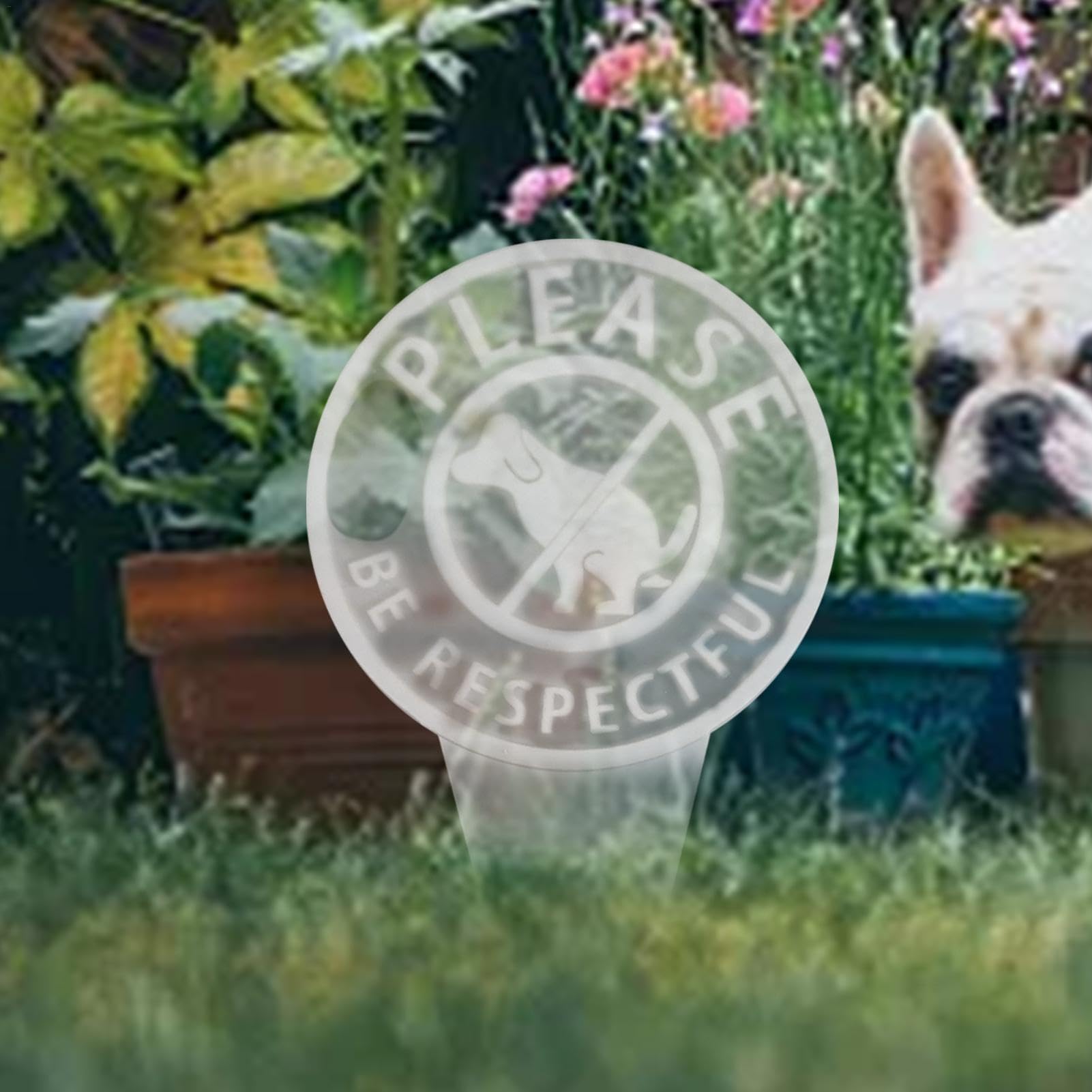 Cartello 'Vietato La Cacca Di Cane' Per Giardino - In Ferro, Sagoma Di Cane/gatto, Per Cortili E Aiuole