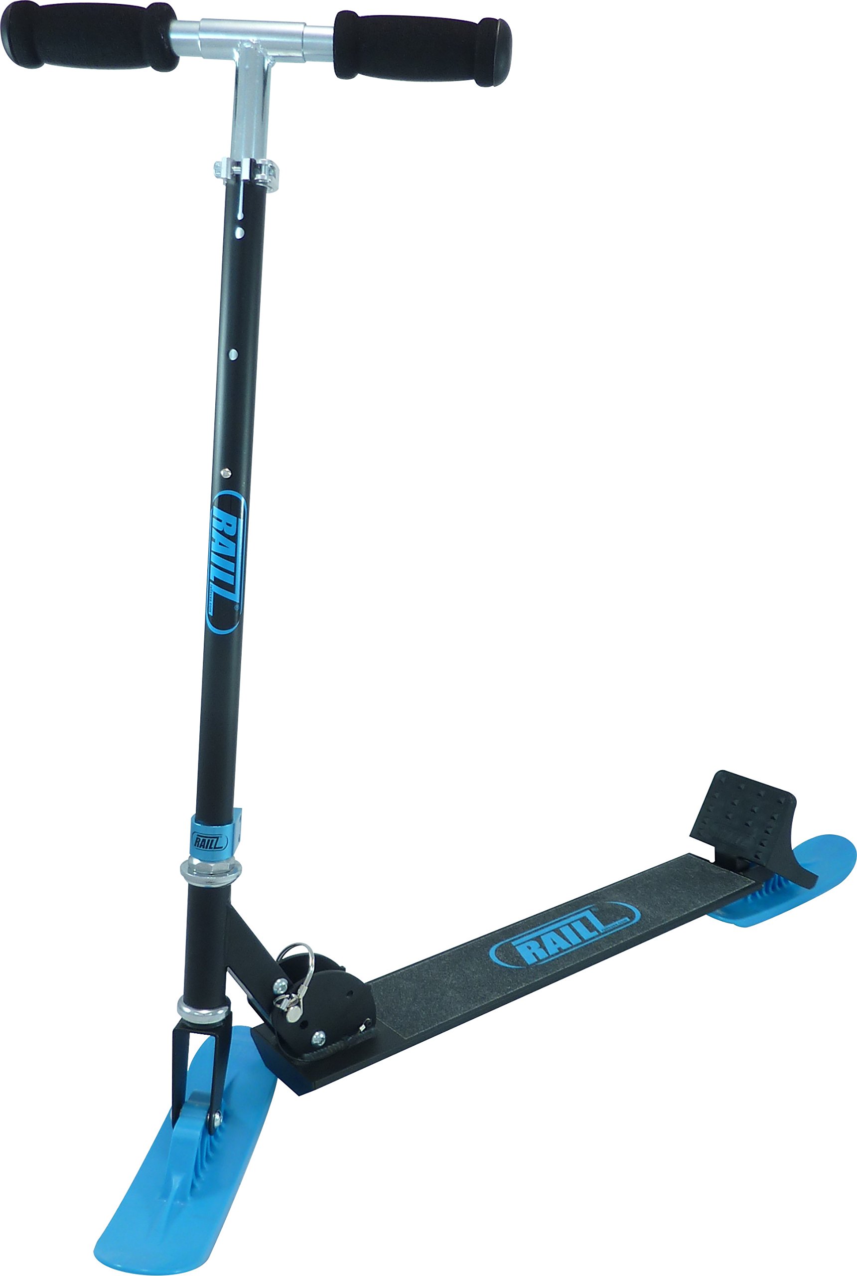 Railz Next-Gen SnowScooter, Youth/Adult Compact Kick Snow Scooter