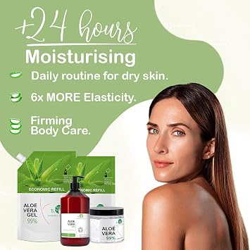 B.O.T Cosmetic & Wellness - Pure Aloe Vera Gel 8.79 fl oz | Sun Soothing Moisturizer | Natural Face & Hair Care | Skin Firming | Tattoo Aftercare, 250ml (1 Pack)