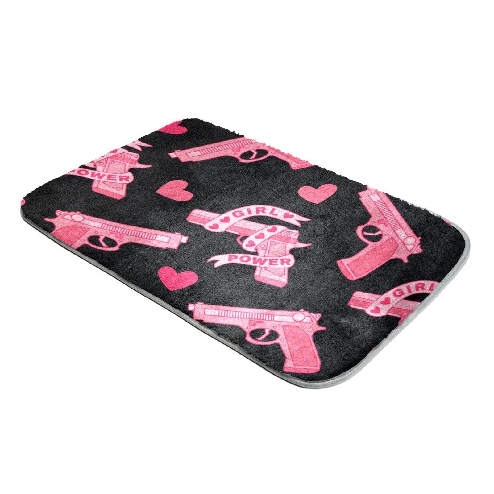 Tapis fausse fourrure rose cœur pour chambre douce et cosy