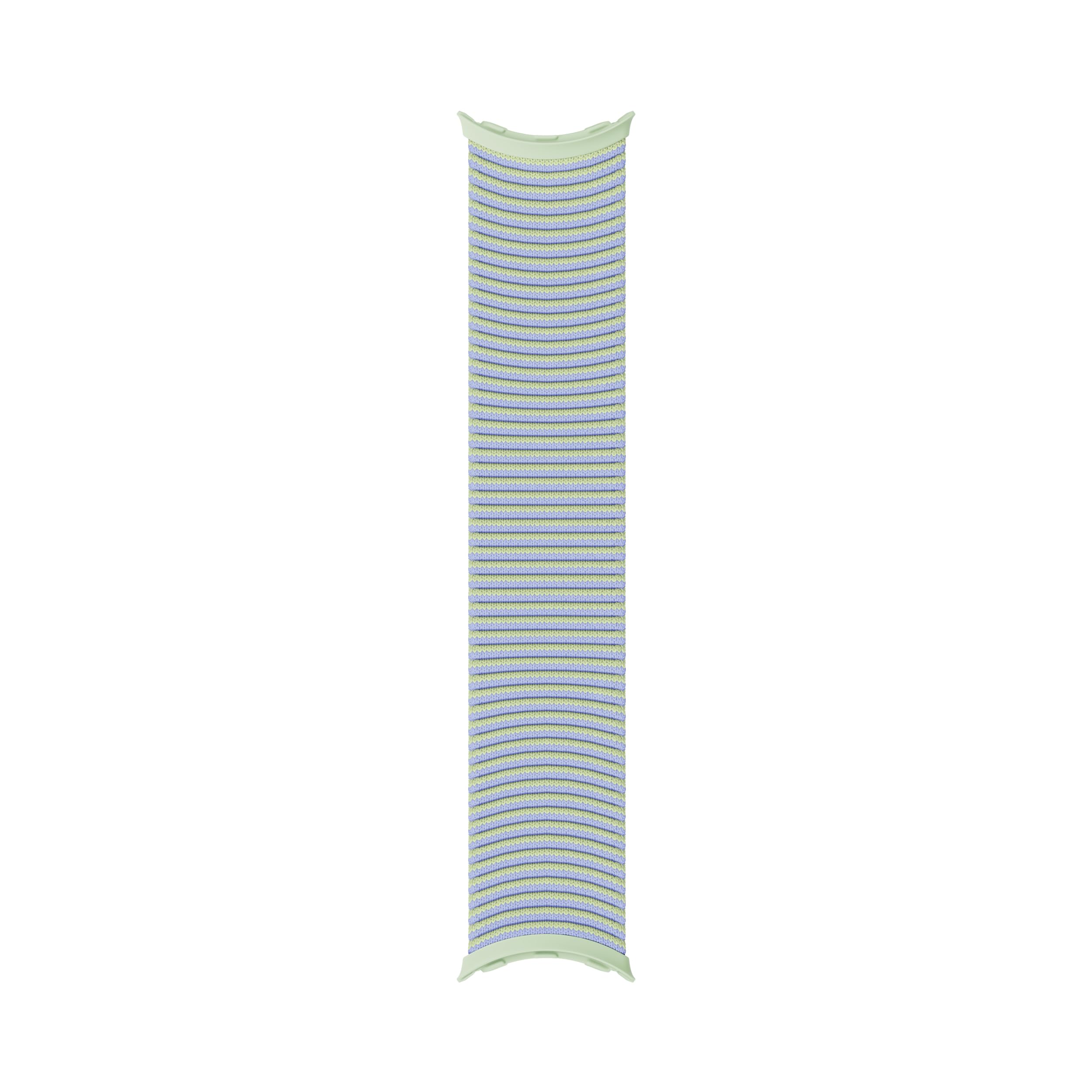 Elastisches mehrfarbiges Armband für Google Pixel Watch – Nur kompatibel mit Pixel Watch 3 und 4 (45 mm) – Lemongrass/Frost, Mittel (Made by Google)