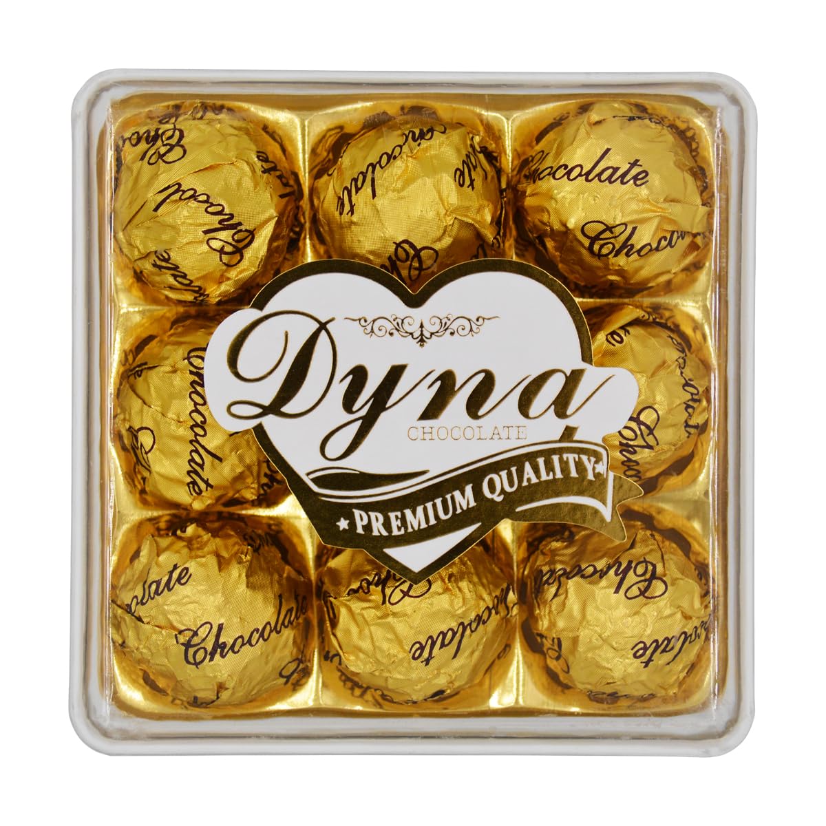 Dyna Chocolate Square - 9 36x99g Offer | Chocolate Candy Assortment | Square Chocolate Candies | Perfect for Parties, Gifting & Snacking | Total 3.56kg Bulk Pack (2313)