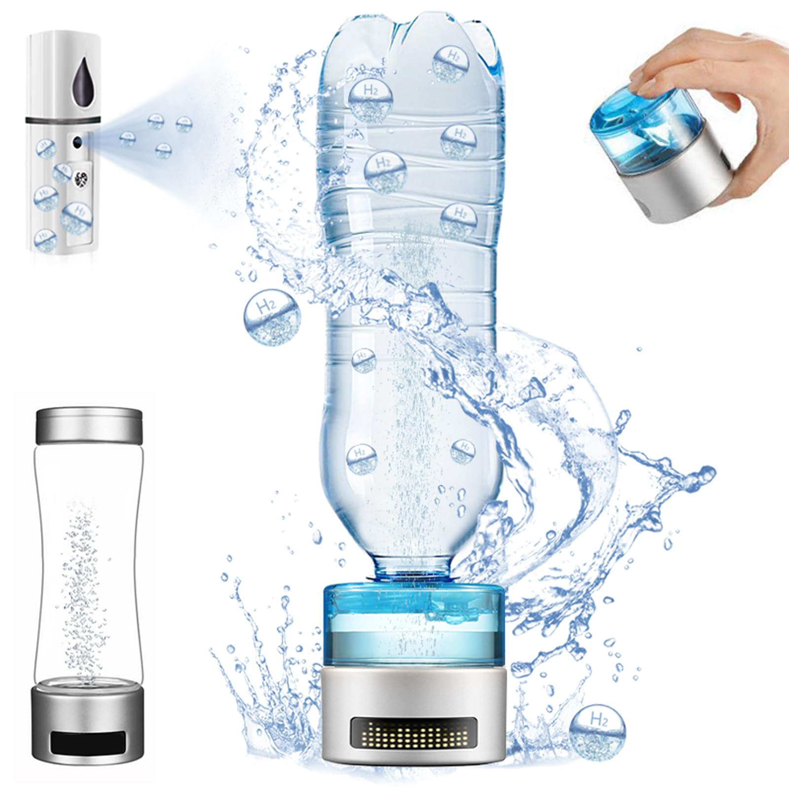 Amazon｜YAYAMIYA 水素水生成器 携帯型 高濃度の水素すい生成器