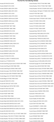 Miniatura 2 de TUSK Kit de bujes de horquilla para Kawasaki Versys 650 LT KLE650FF 2015-2019