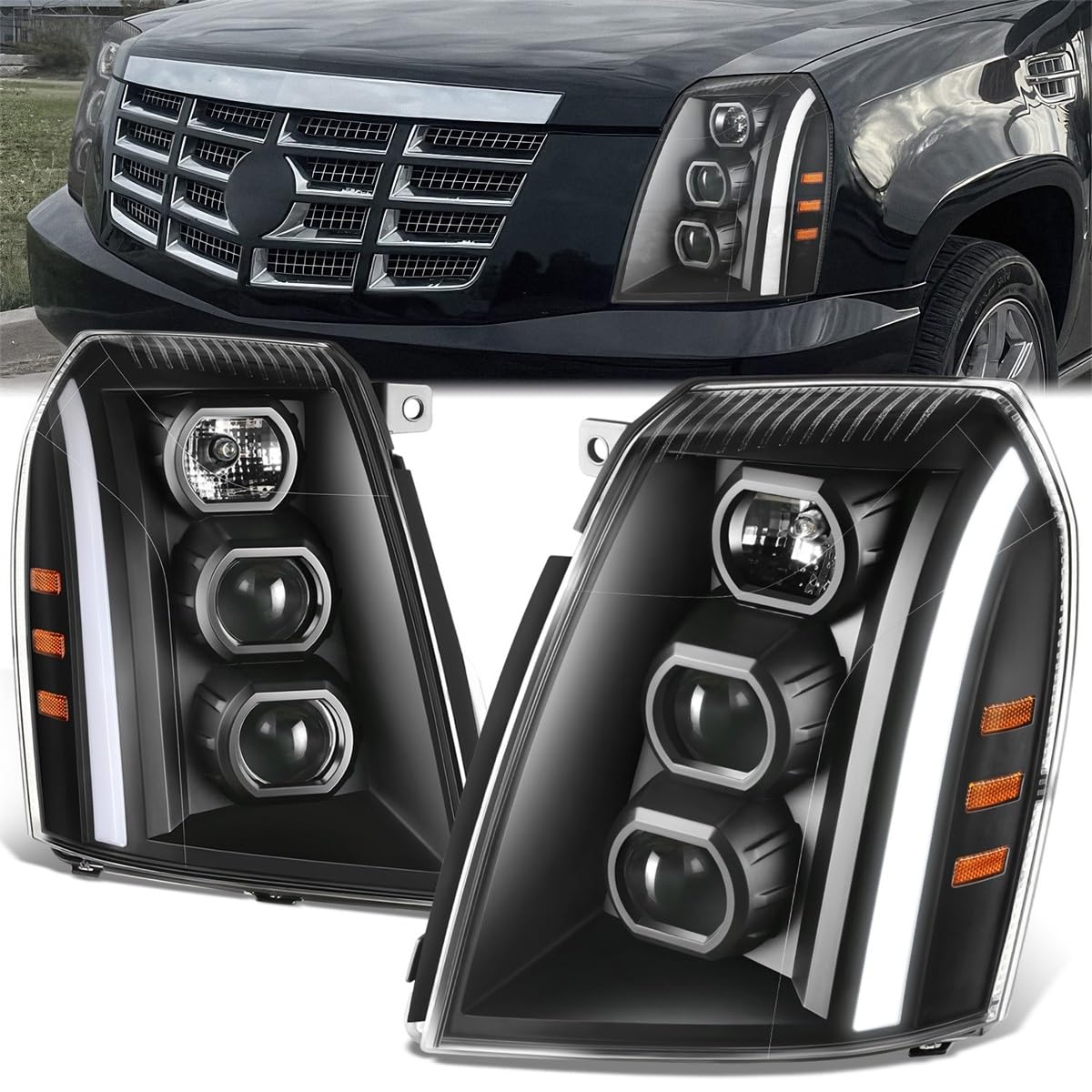 2007 Cadillac Escalade Headlights