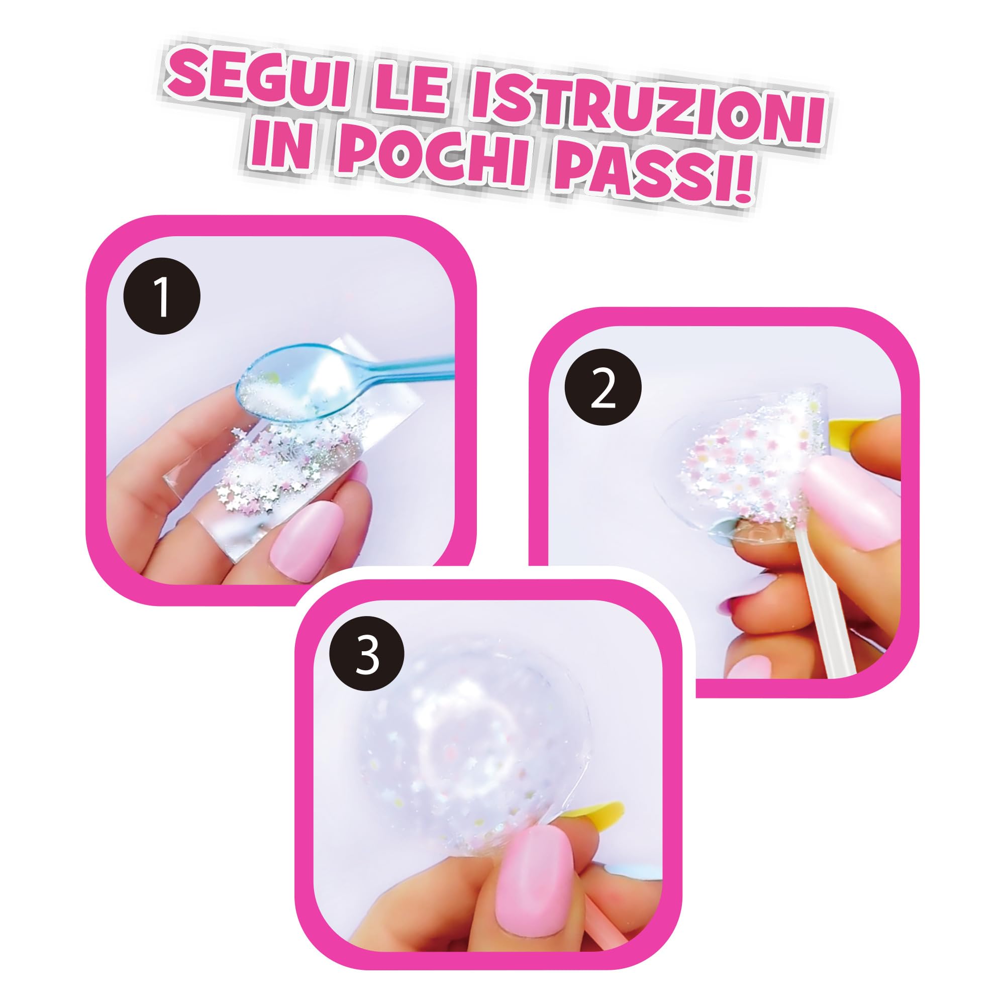 Herefun 64 Pezzi Nano Tape Bubble Kit, Nano Tape Craft con Slime, 4 Nastro, Polvere Scintillante e Accessori, Fai Da Te Nano Tape Bubble per Bambini, Nastro Magico per Bolle