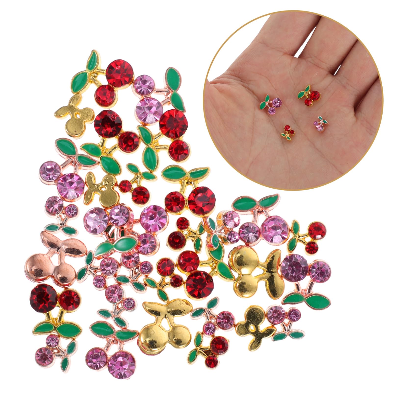 VICASKY 5 Set Charms Per Unghie Decorazioni Per Nail Art E Design Unico E Per Manicure Te Per Unghie Naturali E 32 Pezzi*5
