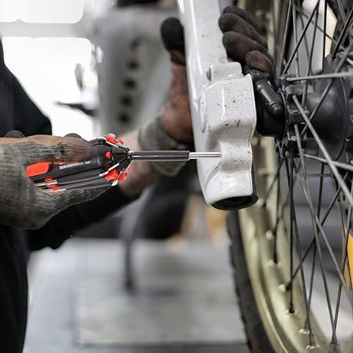 Miniatura 4 de DOITOOL Juego de destornilladores 8 en 1, juego de destornilladores rechonchos, juego de destornilladores de bolsillo, incluye cabeza plana y puntas