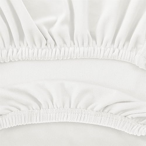 Miniatura 5 de Fundas elásticas para sillas de comedor de terciopelo, fundas para sillas de tamaño grande, con respaldo alto, fundas protectoras de asiento