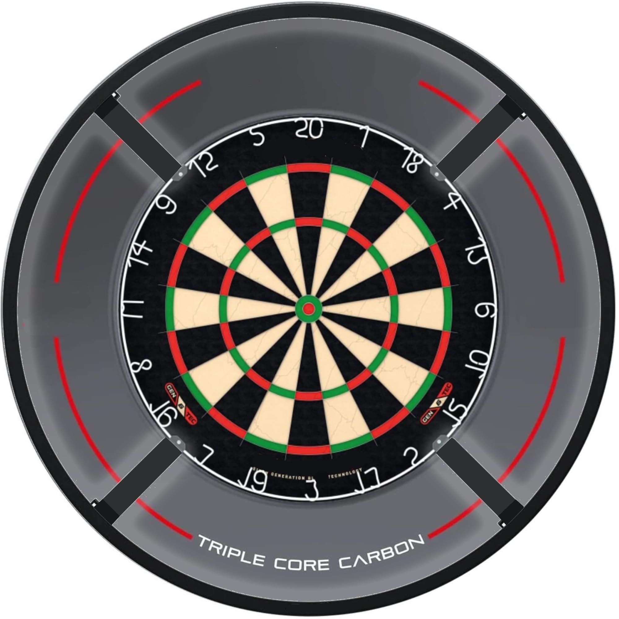 Print It Uk Protective Covers for Dartboard Lighting System Legs & Cameras – Compatible with Target Corona Light – Shock Resistant Guards – Multiple Colour Options (Black)