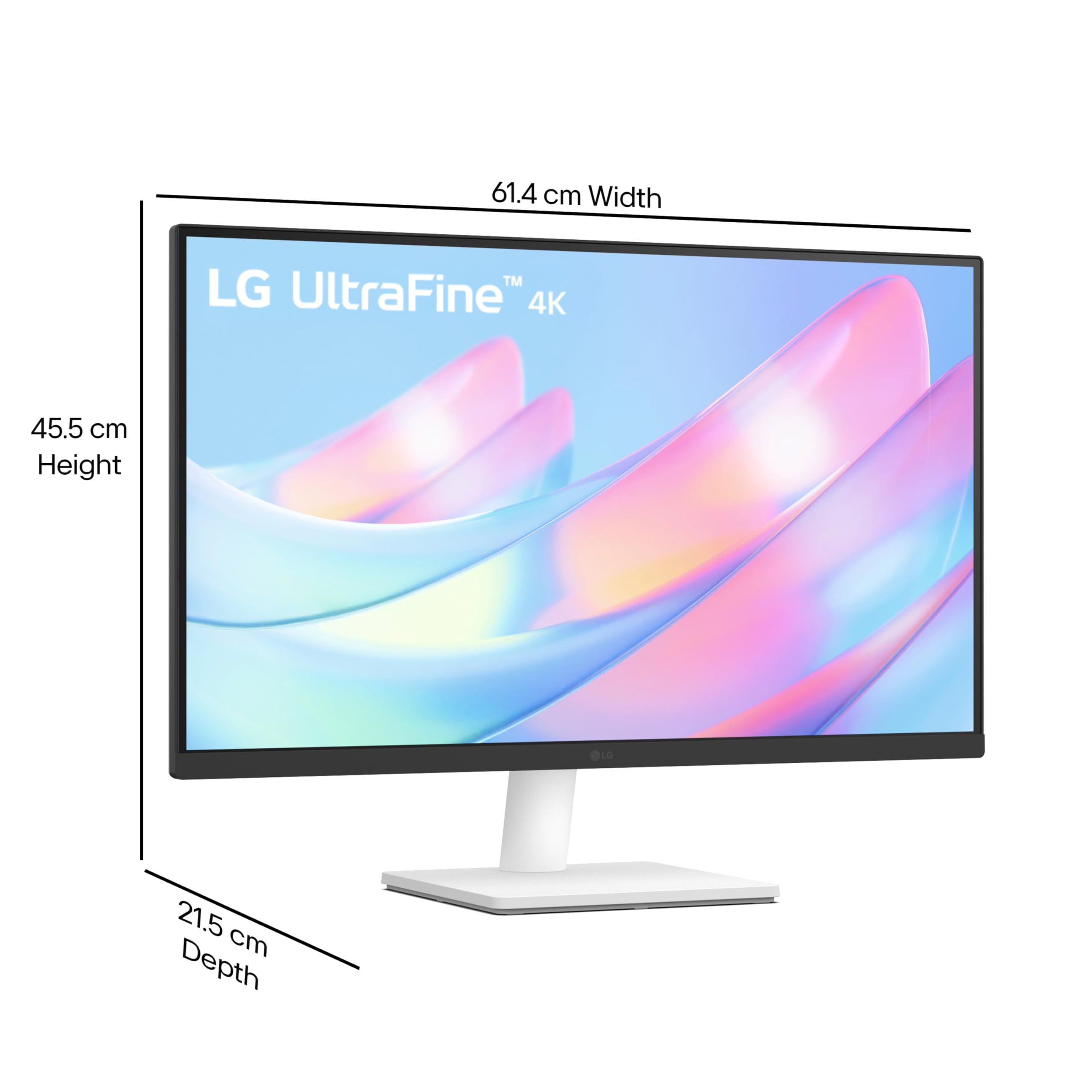 LG Ultrafine Moniteur 4K 27US50Z-W (Excl.) - 4K UHD IPS 27", 60Hz, 5ms, DCI-P3 90%, 10bit, HDR10, Mode Flicker Safe & Reader, économie d'énergie Intelligente, réglage de l'inclinaison, DP1.4, HDMI