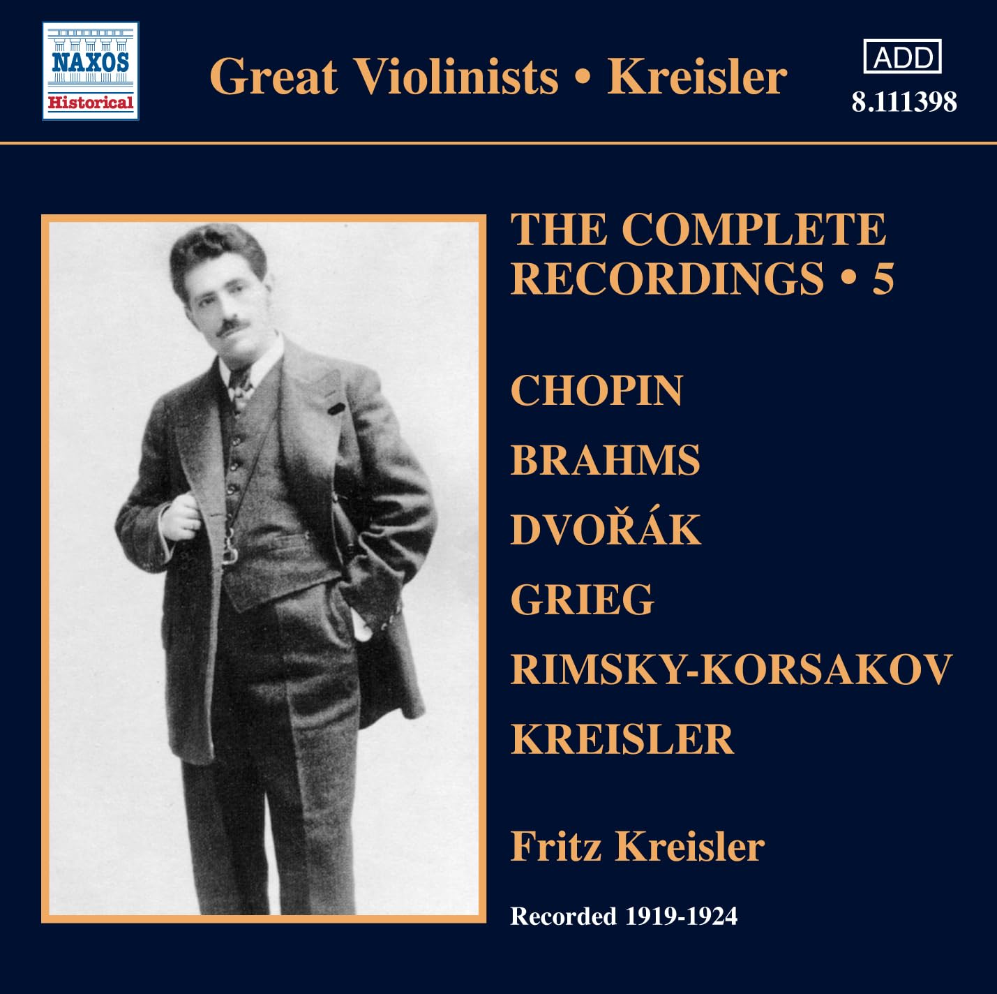Kreisler Complete Recordings Vol. 5