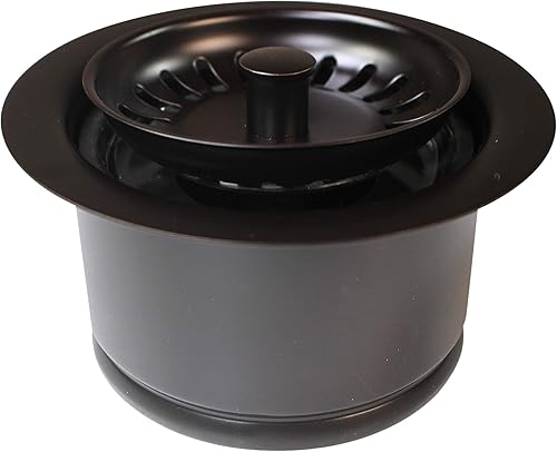 Westbrass D2082S-12 Brida y colador de eliminación de residuos, bronce aceitado