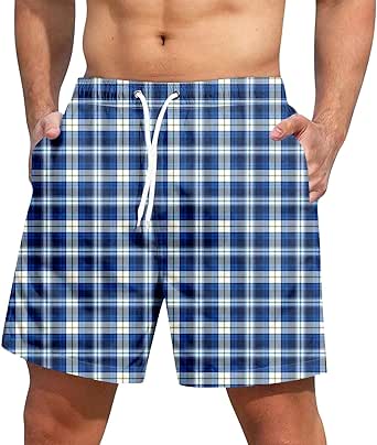 Lange Badehose Für Herren Mit Paisley-Druck - Perfekt Für Strand Und Sommer!