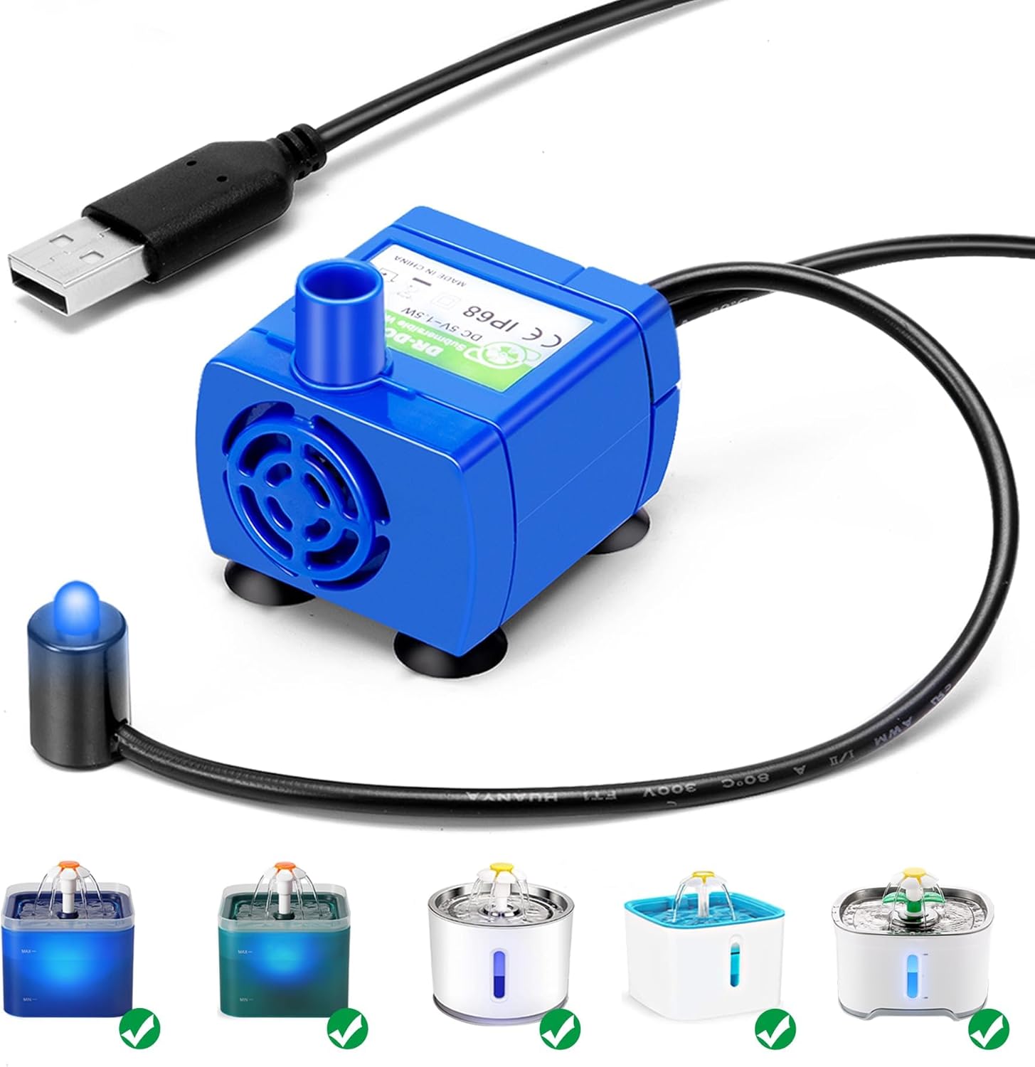 cat Water Fountain Pump