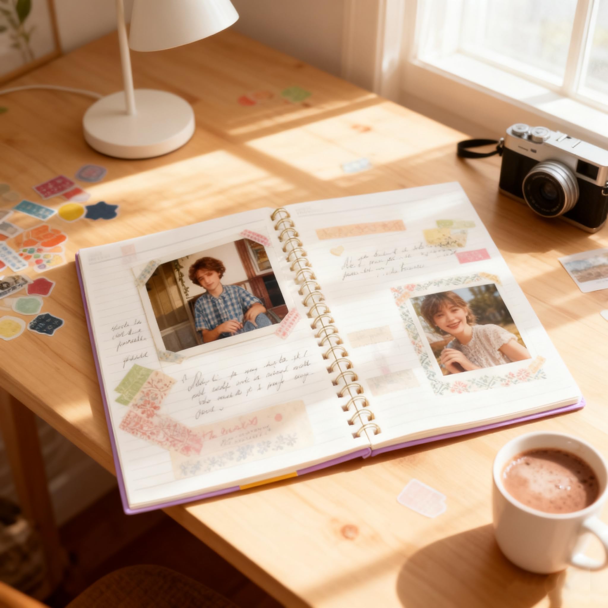 MUKSEUT 6 cuadernos en espiral A4 con papel grueso de 80 g/m², 60 hojas/120 páginas, bloc de notas de línea horizontal para reuniones de oficina, 21,5 x 28 cm (3 colores)