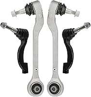 Vista 308 de Detroit Axle - 4 brazos de control de extremo delantero para Nissan Frontier Xterra 2000-2004 Brazos de control inferior y superior con rótulas