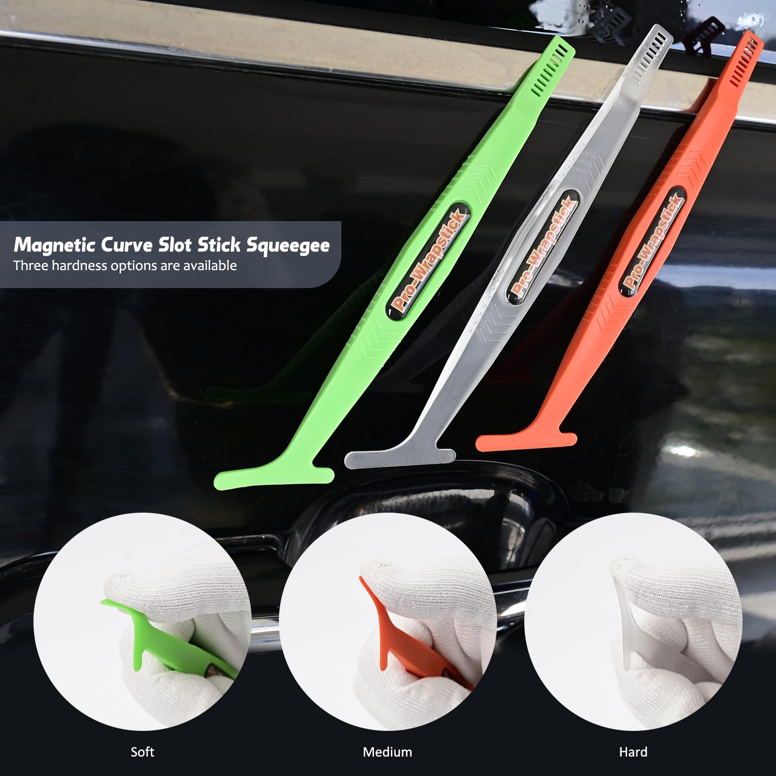EHDIS Herramienta de Tinte de Ventana, Juego de Envoltura de Vinilo para Coche, Juego de Envoltura de Esquina, Ranuras de Curvas, Herramientas de Envoltura de Vinilo para Envolver automóviles,
