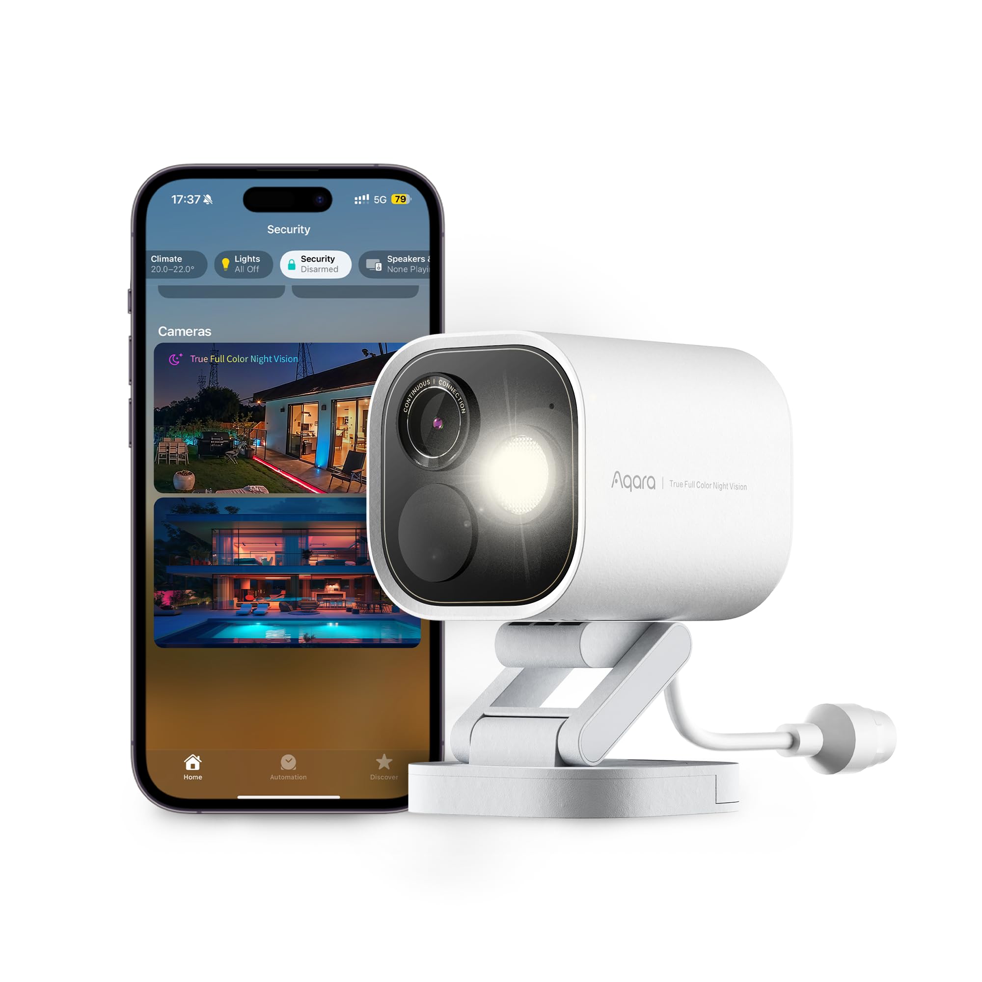 【新品・未開封】Aqara　G5 Pro　防犯カメラ　Wi-Fi　屋内屋外兼用 Amazon.co.jp: Aqara 防犯カメラ G5 Pro PoE 屋外屋内兼用 4MP