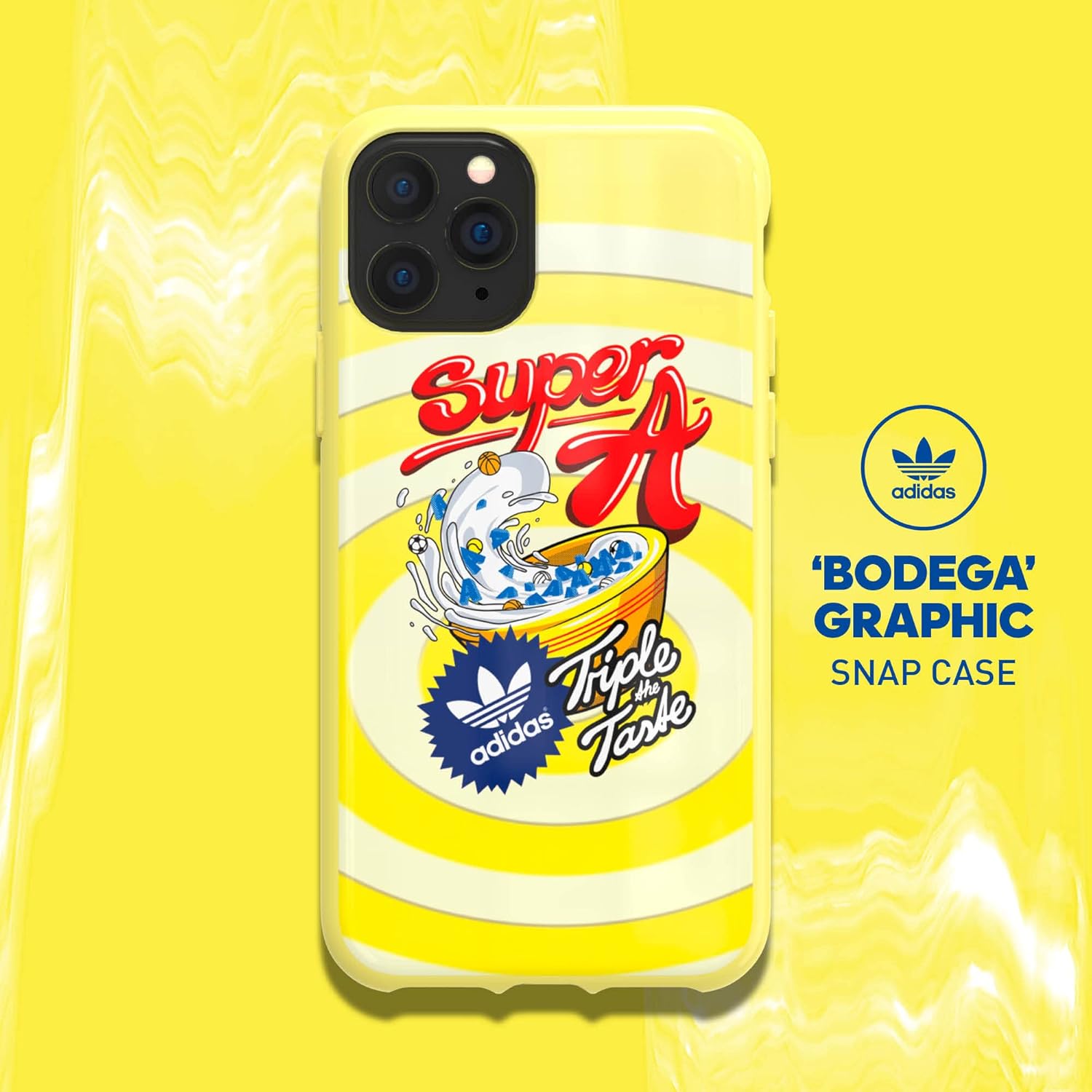 🔥 Crаzу Dеаlѕ Adidas Originals Compatible with iPhone 11 Pro Case, Moulded Bodega Mobile Phone Protective Cover - Yellow