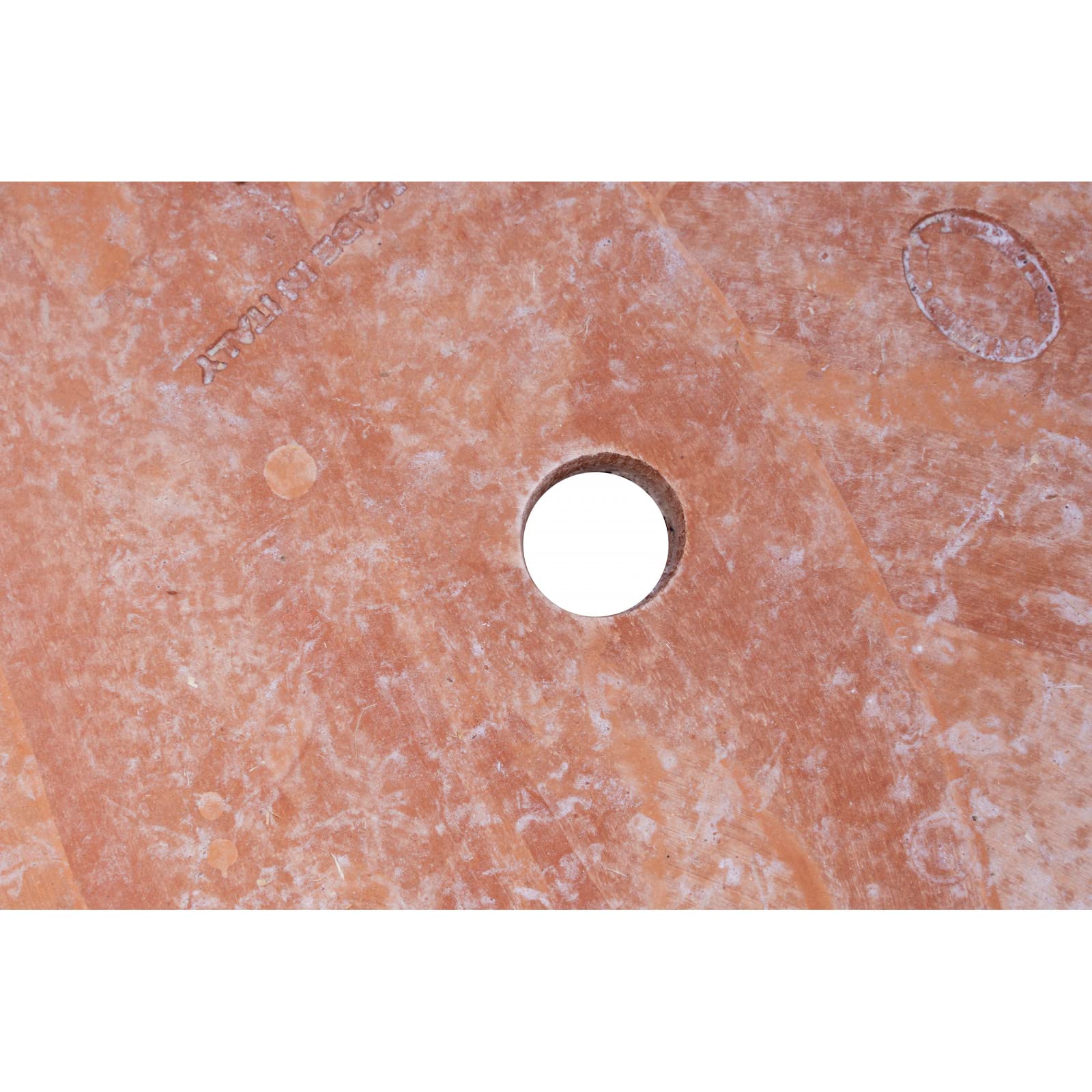 Biscottini Maceta grande de terracota, 80 x 80 x 68 cm, para jardín de ánfora fabricado en Italia, macetas de terracota