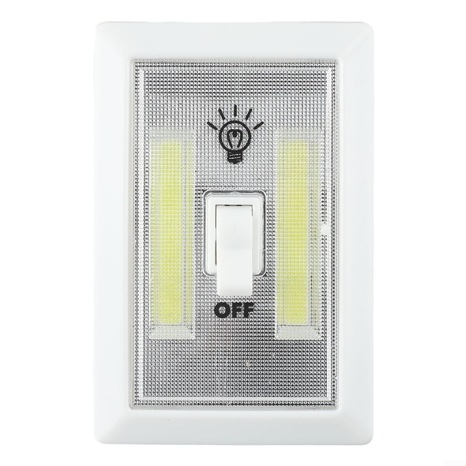 Todikaper LED Operated Light Switch, Wall Mounted with On Off Button for Shed Garage Cupboard Wardrobe Lighting
