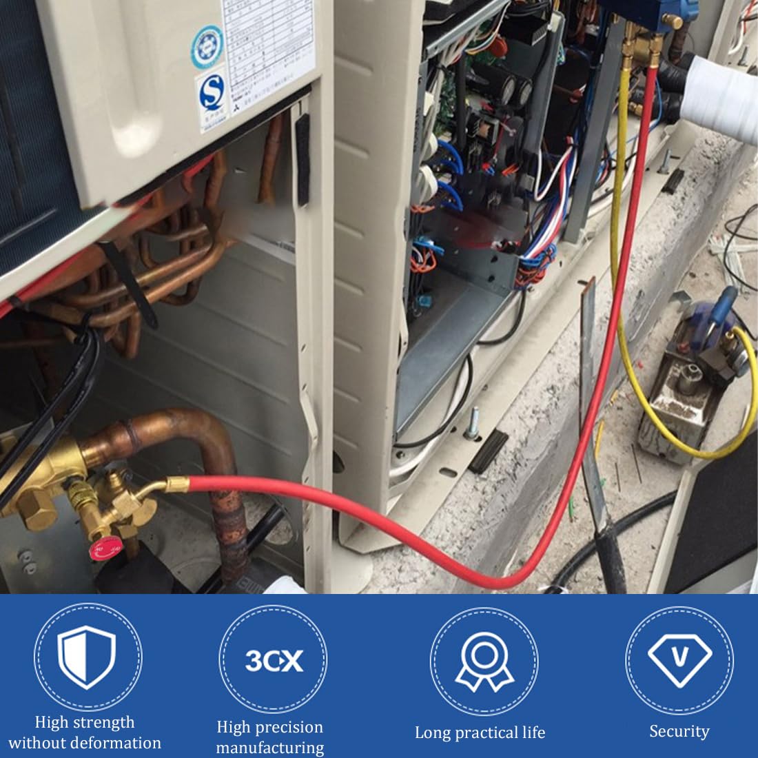 2 Stück Klimaanlage R410A R22 Verbindung Adapter, Klimaanlage Ventil 2 Stück Klimaanlage R410A R22 Verbindung Adapter, Klimaanlage Ventil
