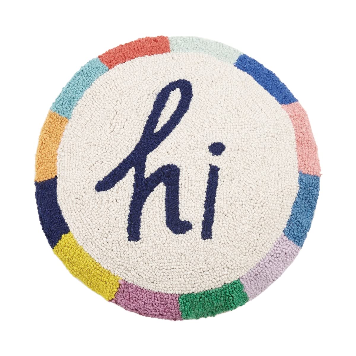 Peking Handicraft30APS19C16RD Rainbow Hi Hook Pillow, 16-inch Round