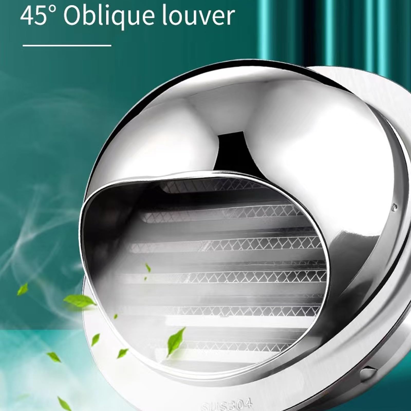 Tapa de ventilación de aire, cubierta de lluvia para tubo de escape, tapa de ventilación de conducto de protección de pájaros, salida de pared exterior para tuberías, protector de capucha de sombrero