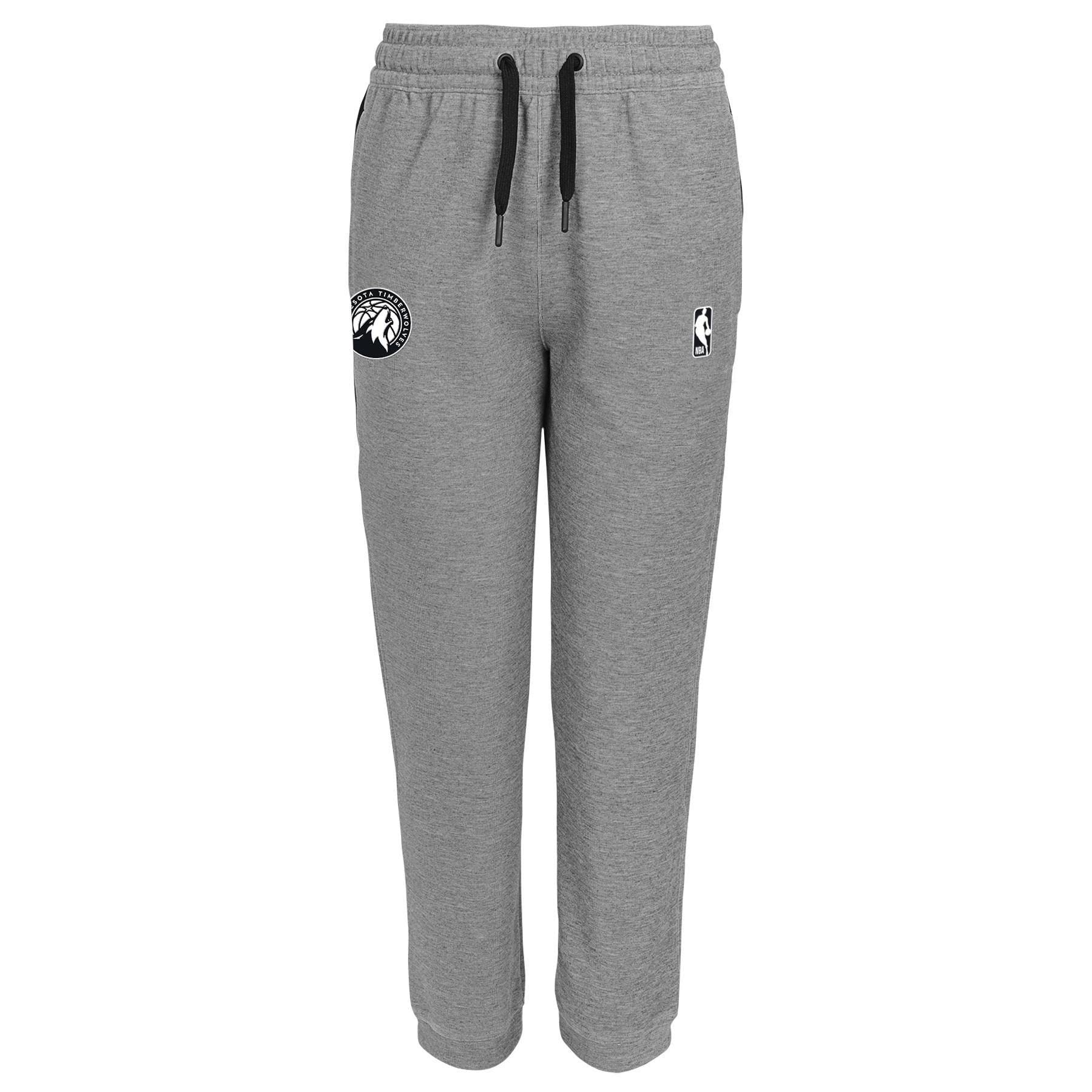 Outerstuff NBA Big Boys Youth (8-20) Heathered Grey Showtime Pants, Minnesota Timberwolves X-Large (18/20)