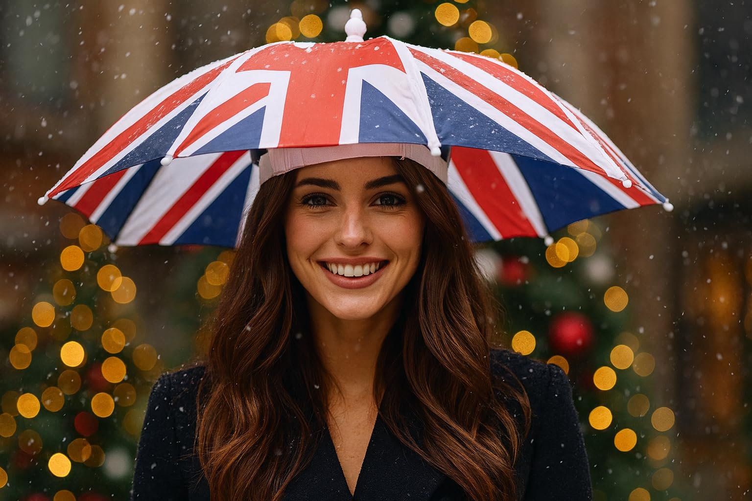 Union Jack Umbrella Hat
