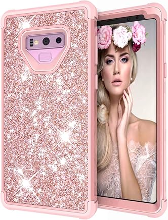 Dailylux Note 9 Funda,Galaxy Note 9 Funda Glitter Bling Funda Protectora Shiny Girl Hard Case para Mujer Cuerpo Completo PC + TPU Funda Heavy Duty Luxury para Samsung Galaxy Note 9 Sparkle Rose Gold Dailylux Note 9 Funda,Galaxy Note 9 Funda Glitter Bling Funda Protectora Shiny Girl Hard Case para Mujer Cuerpo Completo PC + TPU Funda Heavy Duty Luxury para Samsung Galaxy Note 9 Sparkle Rose Gold