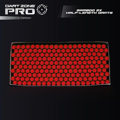 Miniatura 7 de Dart Zone Pro-Series Bamboo 2X - Recambio de dardos de espuma de media longitud