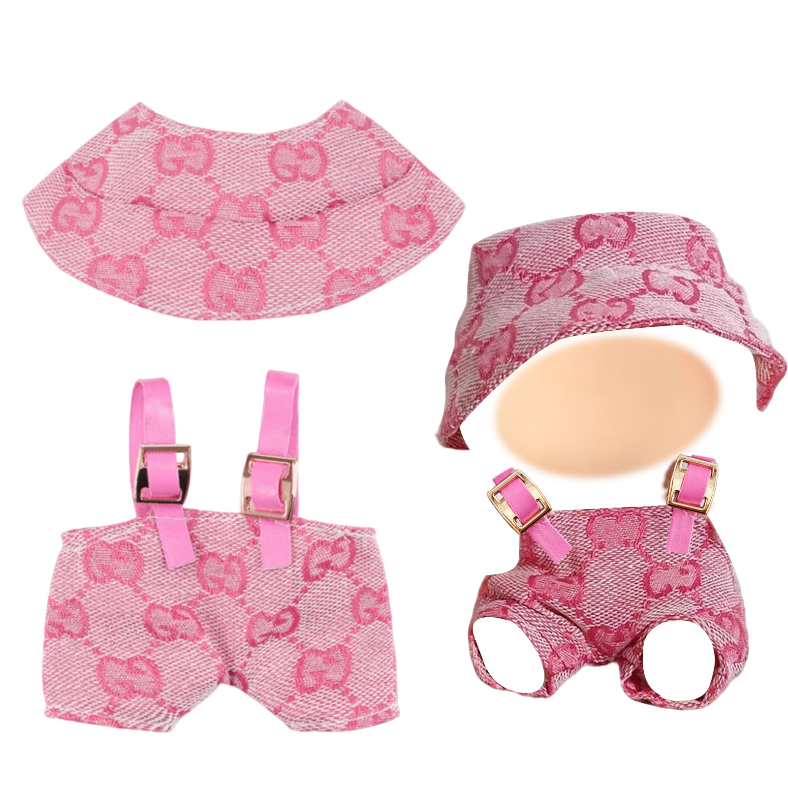 Vestiti per bambole Labubu, elegante set di 5 pezzi per bambole La bubu da 15 cm e 17 cm, set di abbigliamento per bambole di ricambio (senza bambola) - Giochi e Prodotti