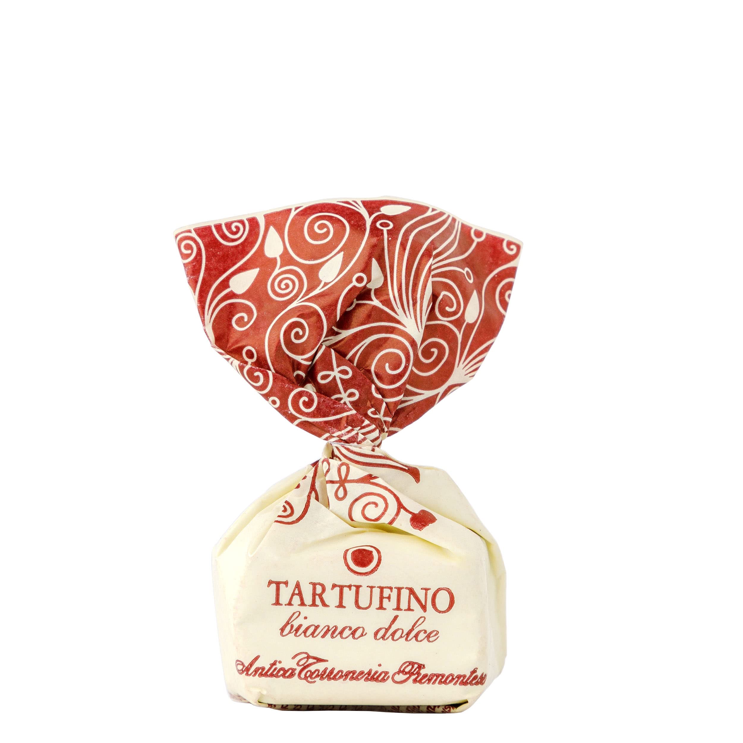 GUSTONE. Tartufini Dolci Bianco Antica Torroneria Piemontese 140 Stück 1kg | 35% Kakao, glutenfrei, IGP-geschützte Herkunft, Schokoladen-Trüffel weißer, Schokoladentrüffel, in Handarbeit gefertigt