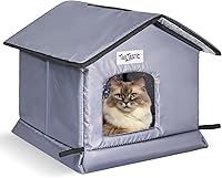 TailTastic Weatherproof Insulated Outdoor Cat House Small - Dry Raised Base, Easy Assembly, Warm Shelter for Outdoor Cats