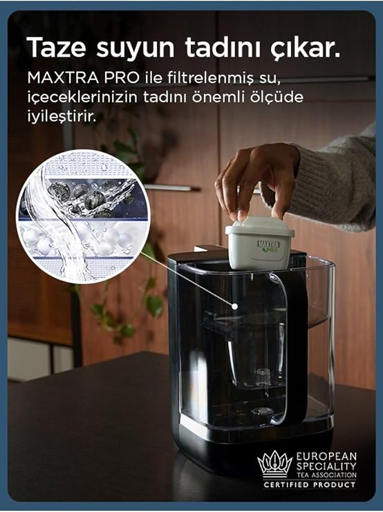 BRITA CUBE Countertop Water Purifier – Black (4.0 L)