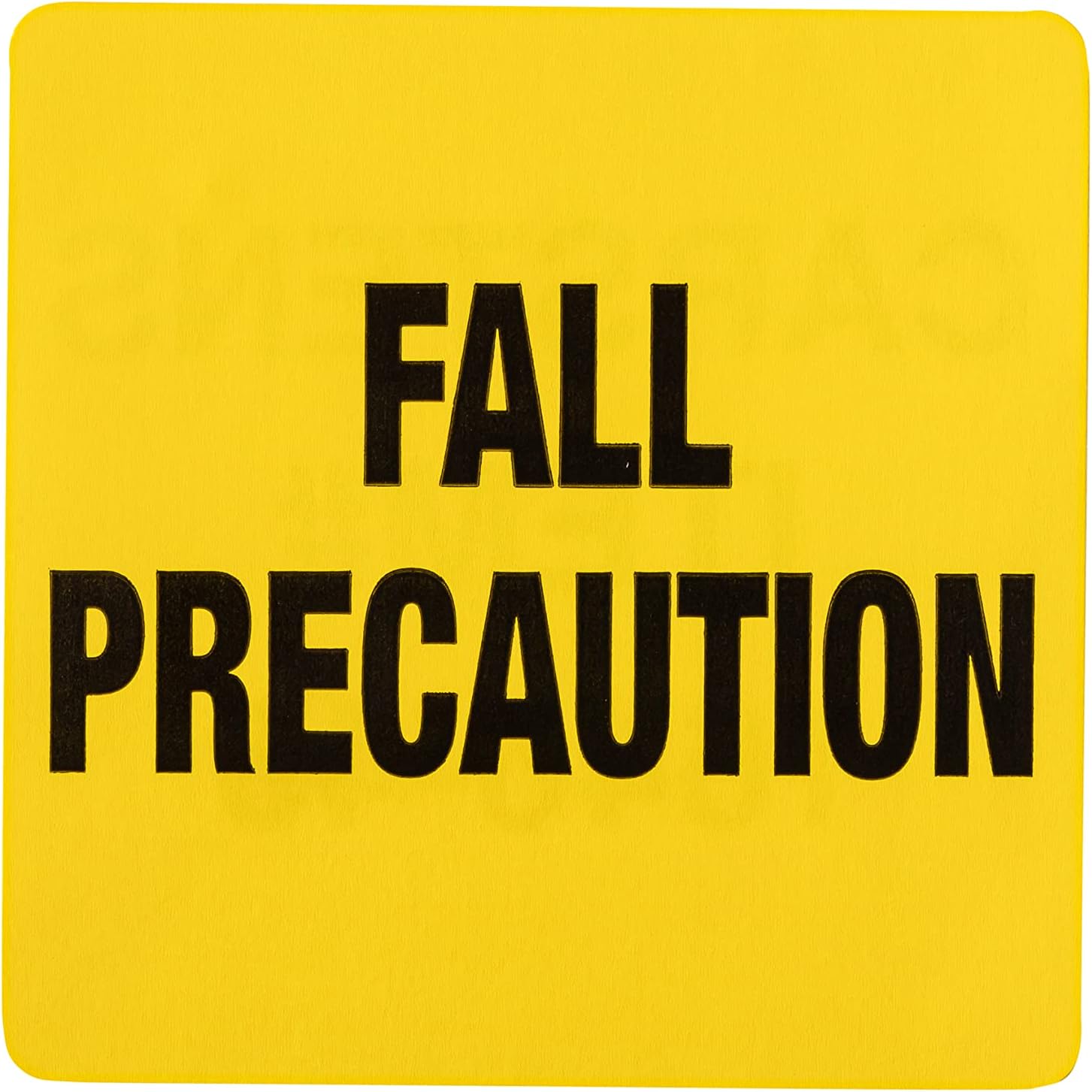 Carstens Medical Stickers – Fall Precaution Alert and Instruction Labels for Medical Charts, Yellow and Black, Roll of 100 Patient Chart Labels, W2.5 x H2.5