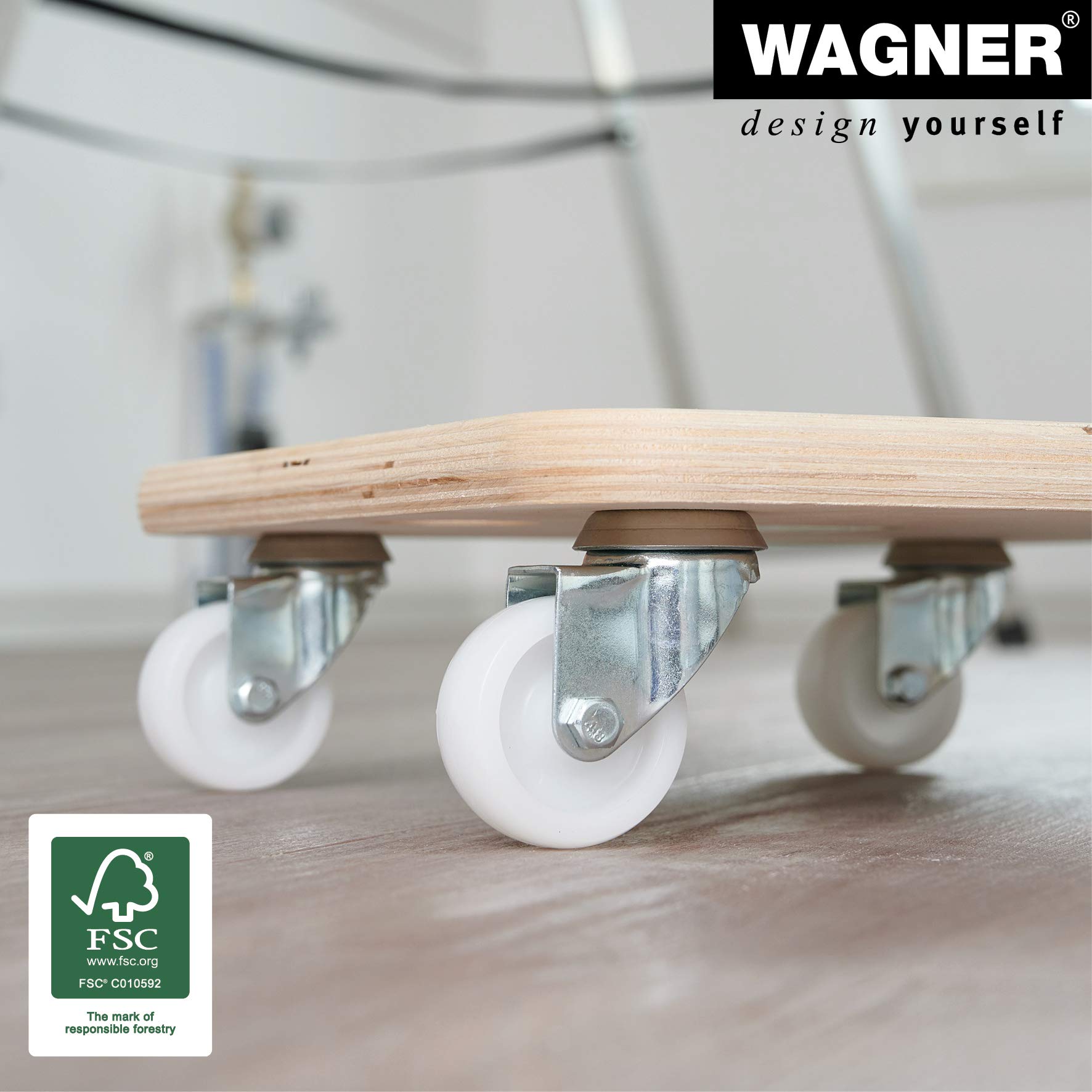 WAGNER Transporthulp MM 3121 I Meubelheffer I Verhuishulp I Ideaal voor het optillen en verplaatsen van goederen I Draagvermogen 150 kg I Extreem sterk I Gemaakt van hoogwaardig staal - 20312101