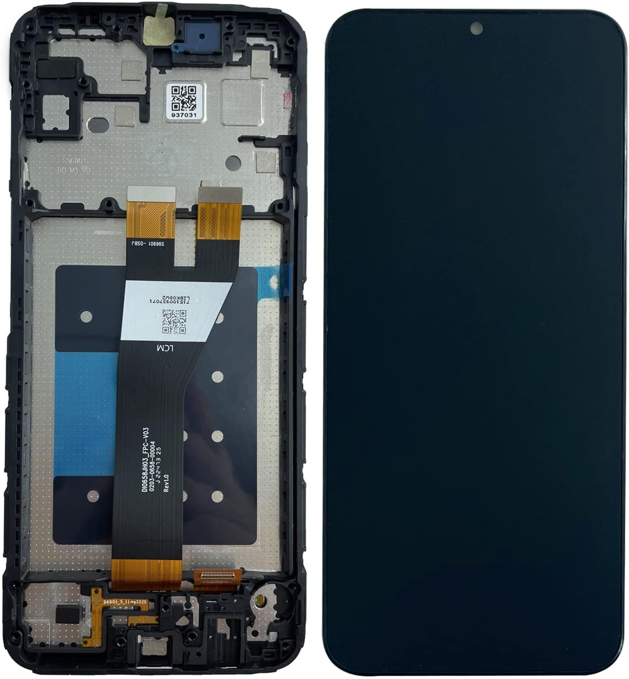 for Samsung Galaxy A14 5G Screen Replacement Kit Frame， A146U SM-A146U A146U1 A146A A146W S146VL LCD Screen Display Touch Digitizer Display Assembly with Frame Black 6.6"