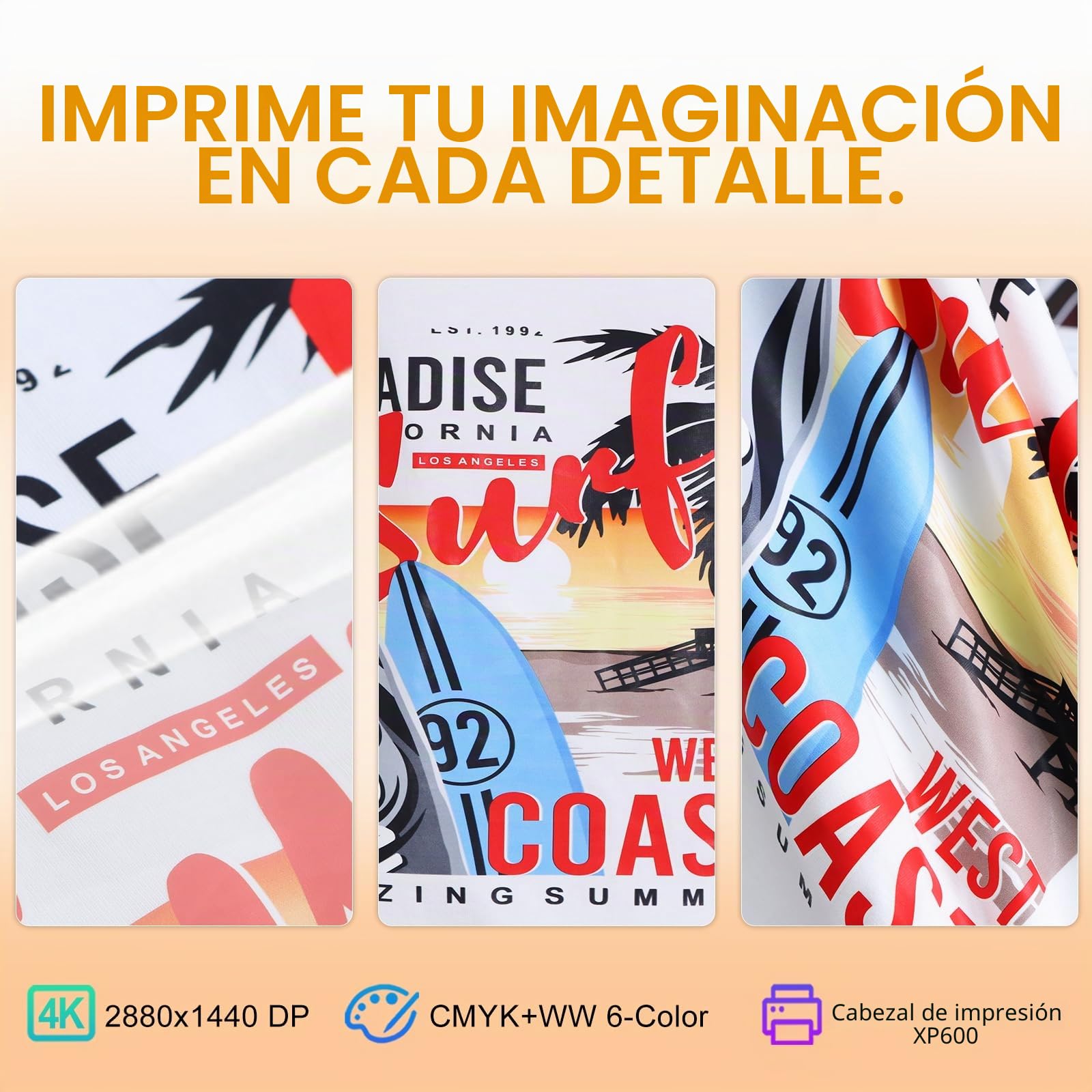 PLK Impresora DTF A4 XP600 con cabezal de impresión, cortador de película y agitación de tinta blanca
