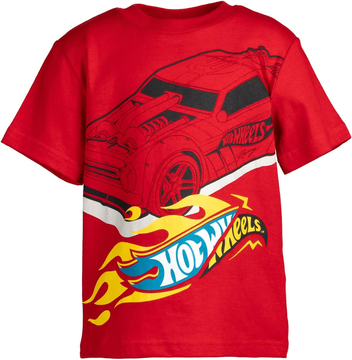 Hot Wheels 3 Pack T-Shirts Toddler to Big Kid Sizes (2T - 18-20) - Image 6