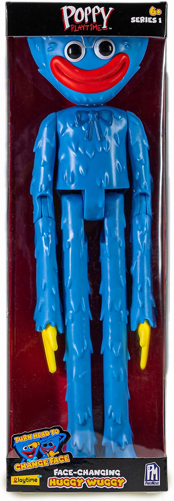 Rocco Giocattoli Poppy Playtime Huggy Wuggy – FAN4FUN – 30 cm Double-Sided Action Figure – The Original