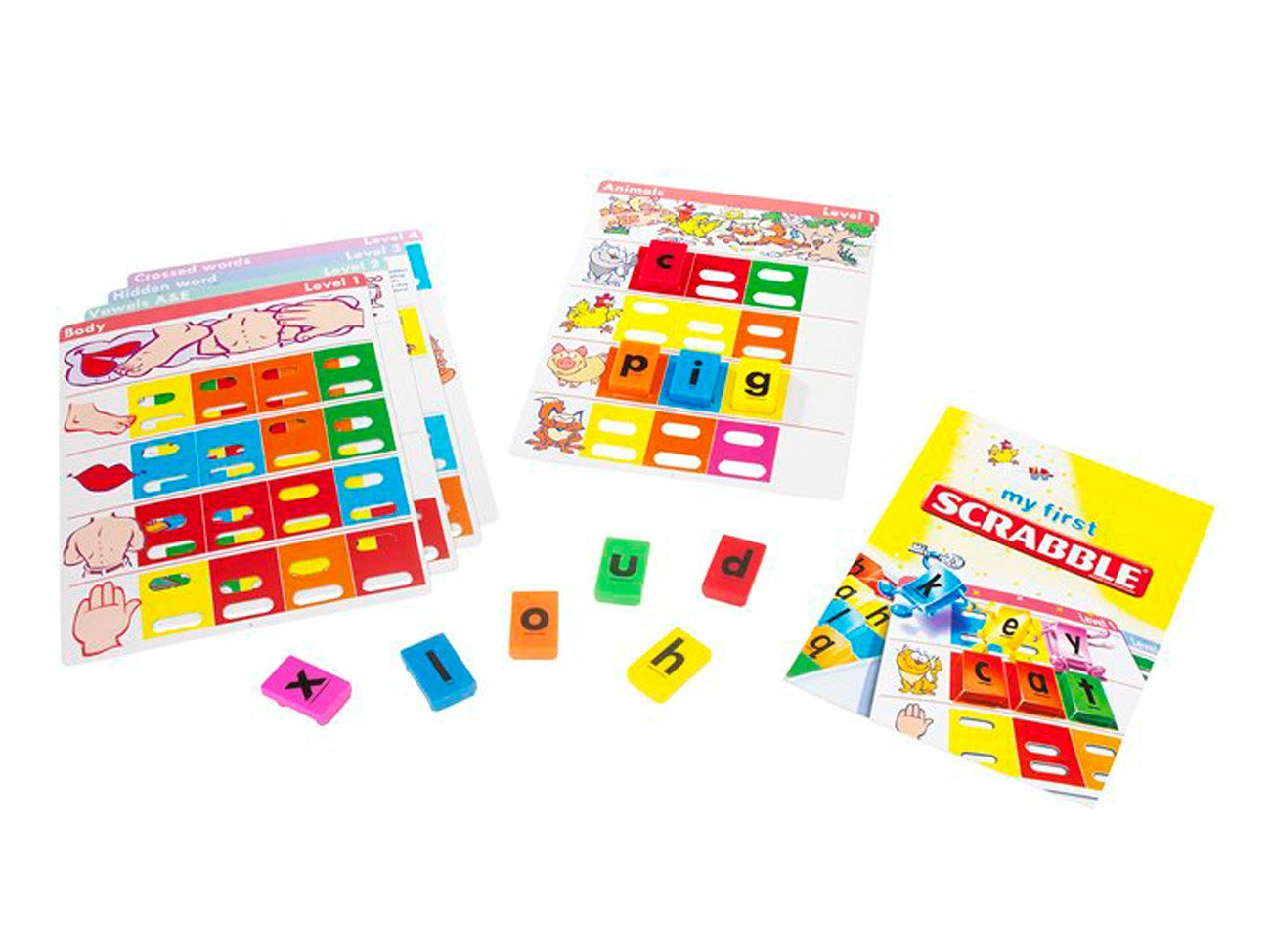 Mattel Spiele T1942-0 - Mein erstes Scrabble